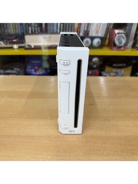 Nintendo Wii Console ONLY RVL-001 White Missing Top Cover: Tested & Works
